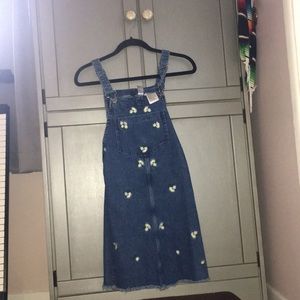 Overall dress with sunflowers from H&M